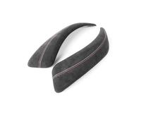Poignées Portières Intérieures Autocollant De Couverture Poignée D'accoudoir Porte Garniture Intérieure Accessoire Voiture Pour F20 Pour F21 Pour F22 Pour Série 1 2(9002 Black ABS)