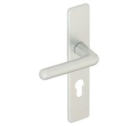 Poignées sur plaques à cylindre rond 26,5 mm - argent - Golf VACHETTE