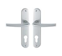 Poignées sur plaques clé I - aluminium argent - San Diego HOPPE