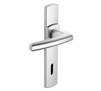 Poignées sur plaques clé L - aluminium chromé velours - Scult VACHETTE