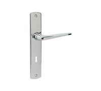 Poignée de porte intérieure - Riv-Bloc - Vachette - Gris - Clé L - 195 mm
