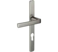 Poignées sur plaques étroites clé I - aluminium argent - Kaza VACHETTE