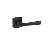 Poignées sur rosaces carrées - aluminium noir onyx - Muze VACHETTE