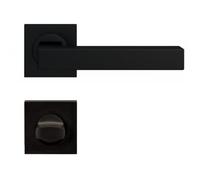 Poignées sur rosaces carrées clé I - inox noir - ER 46 Q Seattle KARCHER DESIGN