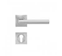 Poignées sur rosaces carrées clé I - inox - Seattle ER 46 Q KARCHER DESIGN