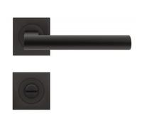 Poignées sur rosaces carrées clé L - inox noir - Madeira ER45Q KARCHER DESIGN