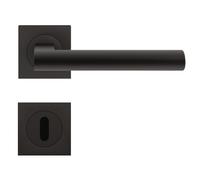 Poignées sur rosaces carrées clé L - inox noir - Madeira ER45Q KARCHER DESIGN
