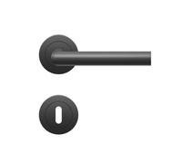 Poignées sur rosaces clé L - inox noir Cosmos - Rhodes ER28 KARCHER DESIGN