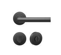 Poignées sur rosaces condamnation - inox noir Cosmos - Rhodes ER28 KARCHER DESIGN