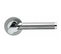 Poignées sur rosaces rondes bec-de-cane - inox - Starlight ER 38 KARCHER DESIGN