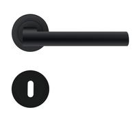 Poignées sur rosaces rondes clé L - inox noir - ER45 Madeira KARCHER DESIGN
