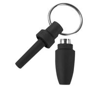 Poinçon à Cigare en Acier Inoxydable Porte-clés Pratique | Poignée Ergonomique en Silicone Antidérapante, Lames Affûtées, Transport de Poche, Adapté aux Fumeurs Débutants