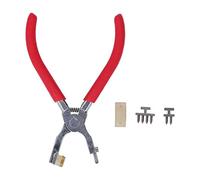 Poinçon de trou pour le cuir, fort pouvoir de pénétration, incisif, silencieux, outils de bricolage du cuir avec tête de remplacement à 2 et 4 dents