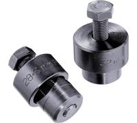Poinçon, ROTHENBERGER, 32 mm, pour tôle d'acier, V2A, cuivre, aluminium, noir