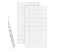 Point Adhésives Double Face Carré Transparente 100 Pièces 20mm Autocollants Nano Amovibles Très Adhésifs Étanches Et Sans Trace Pour Décoration Diy À La Maison (Ns20100)