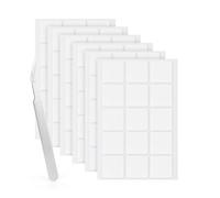 Point Adhésives Double Face Carré Transparente 90 Pièces 30mm Autocollants Nano Amovibles Très Adhésifs Étanches Et Sans Trace Pour Décoration Diy À La Maison (Ns3090)