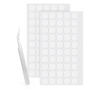Point Adhésives Double Face Ronde Transparente 100 Pièces 15 Mm Autocollants Nano Amovibles Très Adhésifs Étanches Et Sans Trace Pour Décoration Diy À La Maison (Nd15100)