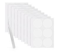 Point Adhésives Double Face Ronde Transparente 54 Pièces 50 Mm Autocollants Nano Amovibles Très Adhésifs Étanches Et Sans Trace Pour Décoration Diy À La Maison (Nd5054)