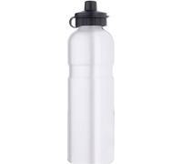 Point Aluminium mit Trinkventil-Schutzkappe Gourde argent