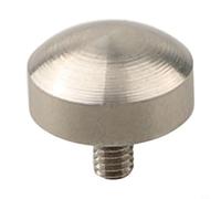 Point de contact sphérique pour indicateur de cadran, pointe de jauge de profondeur à tige filetée M2,5, 10 mm de diamètre, outil de mesure en acier haut pour inspection du travail des métaux
