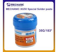 Point de fusion de pâte d'étain à souder mécanique officielle XG50 XGSP50 183 ℃ Pâte de flux à souder pour la réparation de puces SMD de carte PCB de téléphone XGSP50