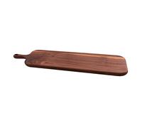 Point-Virgule planche apéro avec manche en noyer, parfaite pour servir des amuse-bouches et du fromage, 60x16,5cm