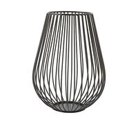 Point-Virgule Wire bougeoir Noir 17cm H 22.5cm