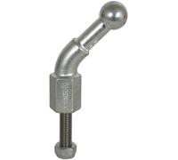 Pointe à bille fixe D25mm coudée à 45 degrés avec boulon fileté M12x4 - 756245