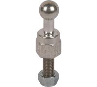 Pointe à bille fixe de Dehn avec boulon fileté et écrou M12x25mm - 755225