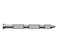 Pointe acier trempé - tête fraisée - corps strié - 40x3,5 mm - 1 kg IPV
