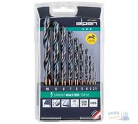 Pointe Alpen Sprint Master Série Pour Métal HSS DIN 338 Pz 10 Étui Mm