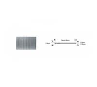 Pointe BT13 acier, tête marron - Longueur:15 mm - Boîte de 5000 - BT1315BRO