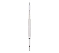 Pointe de fer à souder en acier inoxydable, remplacement intégré à haute conductivité thermique K pour Station de soudage, téléphone portable, dessoudage de petits composants (Straight Tip)