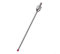 Pointe de sonde en acier avec filetage M2,5 pour indicateur de cadran et utilisation au micromètre, conçue pour des tâches de mesure répétables (M2,5 x D2 x L50/1)