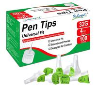Pointe de stylo universelle, 32G x 4 mm - Coffret de 100 pièces