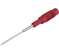 Pointe de touche Hirschmann Test & Measurement MZS 1 - PRUEF rt 973601101 enfichable 4 mm Ohne Messkategorie rouge 1 pc(s)