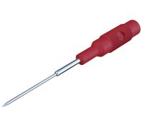 Pointe de touche Hirschmann Test & Measurement MZS 1 - PRUEF rt 973601101 enfichable 4 mm Ohne Messkategorie rouge 1 pc(s)