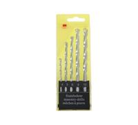 Pointe en carbure 5/8 pièces | Kit de forage de maçonnerie murale industrielle : foret électrique for carrelage en béton de brique(A1 5Pcs)
