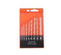 Pointe en carbure 5/8 pièces | Kit de forage de maçonnerie murale industrielle : foret électrique for carrelage en béton de brique(A3 8Pcs)