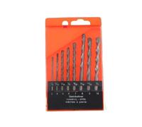 Pointe en carbure 5/8 pièces | Kit de forage de maçonnerie murale industrielle : foret électrique for carrelage en béton de brique(A4 8Pcs)