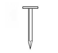 Pointe en Vrac Tête Extra Large Lisse - Galvanisée à Chaud (Hdg) - 2.8x40 mm en Seau de 5 kg - D-Work
