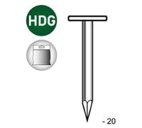 Pointe en Vrac Tête Extra Large Lisse - Galvanisée à Chaud (Hdg) - 2.8x45 mm en Seau de 5 kg - D-Work
