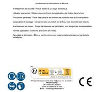 Pointe en Vrac Tête Homme Galvanisée - 3.1x70 mm en Seau de 5 kg - D-Work