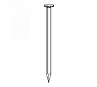 Pointe Lisse en Vrac Tête Plate - 1.5x25 mm en Seau de 5 kg - D-Work