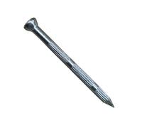 Pointe pour Béton tête plate fraisée NORFIX électrozingué 7µ Acier Trempé - Striée taille 70 mm x 3.5