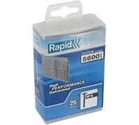 Rapid Agraf Pointes n°8 25 mm, lot de 100 boites (5600 pointes a tete), pour menuiserie, agrafeuses-clouseuses - Ref. 5000183