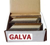 Pointes 34° crantées GALVA 2.8x75 boite de 2200 avec gaz