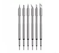 Pointes à Souder 6pcs pour HS-02 Transfert Chaleur | Transfert thermique optimisé, chauffe rapide, structure interne pour pro, métal , 6 pièces