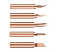 Pointes à Souder en pour cuivre 5pcs Kit IS-I-2C-3.2D-K Pointes | pour cuivre haute pureté, modèles IS/I/2C/3.2D/K, pour idéal inserts thermiques, précision , durable