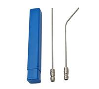 Pointes d'aiguille pour nettoyeur haute pression - Embout de nettoyeur à dégagement rapide de 6,35 mm, extension de baguette haute chasse | Kit de buse de pulvérisation en acier inoxydable, 7 cm ou 21